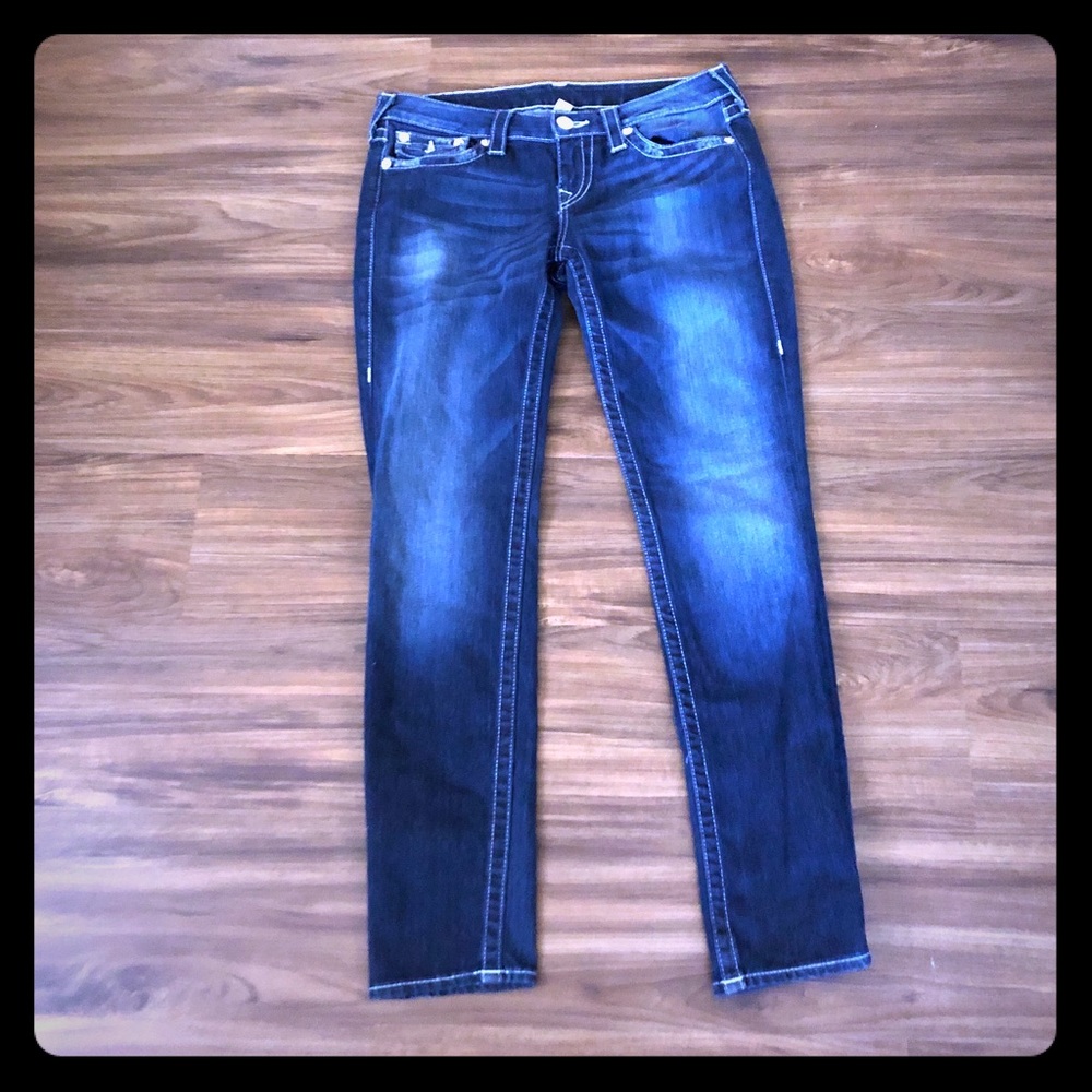 Cute True religion skinny jeans sz 29 inseam ~31”